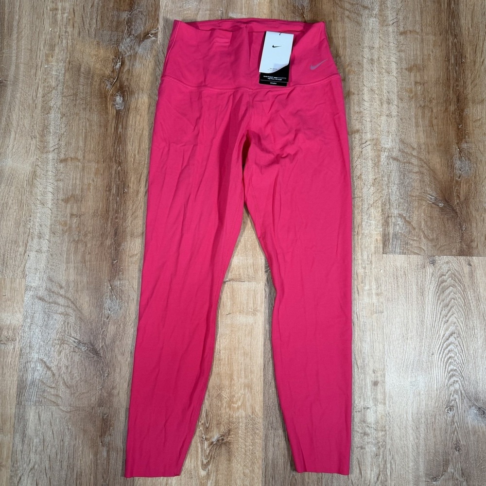 NEW Nike Zenvy Medium High Waisted 7/8 Leggings Adobe Yoga Pants DQ6015-666 $100